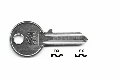 Chiavi 4 Spine Grandi 01320- - 01320002 Sx (Tipo Silca Cs 205) - 50 Pezzi Cisa