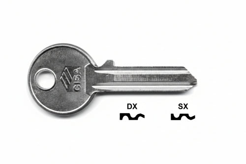 Chiavi 5 Spine Grandi 01310- - 01310001 Dx (Tipo Silca Cs 206) - 50 Pezzi Cisa