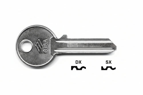 Chiavi 5 Spine Grandi 01310- - 01310002 Sx (Tipo Silca Cs 207) - 50 Pezzi Cisa