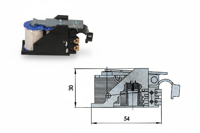 Bobine Tensione 12V Per Serratura Elettrica 07118 Dx (07118001) Cisa
