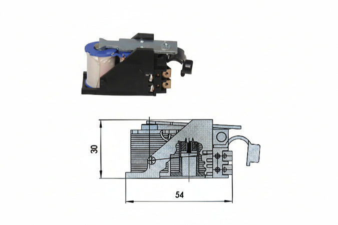 Bobine Tensione 12V Per Serratura Elettrica 07118 Sx (07118002) Cisa