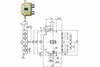 Serratura Triplice Applicare Con Scrocco Doppia Mappa Blindate 2155 Mm.60 Dx (215503) Cr