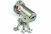 Cilindro A Pompa Cromato Con Tre Chiavi 20Cr Ø Mm.27X80 (20Cr80/3) Cr