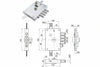 Serratura Triplice Applicare Con Scr. Doppia Mappa Blind. Heavy Mm.73 Mm.73 Dx (Imb 7111 De) In Busta Dierre