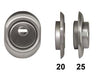 Defender Monolito A Vite Bd250 Cromo Satinato Mm.88X68X25H. Disec