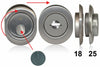 Defender Magnetico Mag Monolito Antiacido Mrm29 Cromo Satinato Mm.68X88X18H. Mrm29B Disec