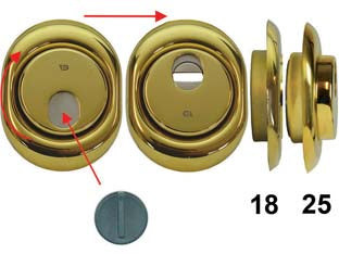 Defender Magnetico Mag Monolito Antiacido Mrm29B Ottonato Lucido Mm.68X88X25H. Mrm29 Disec