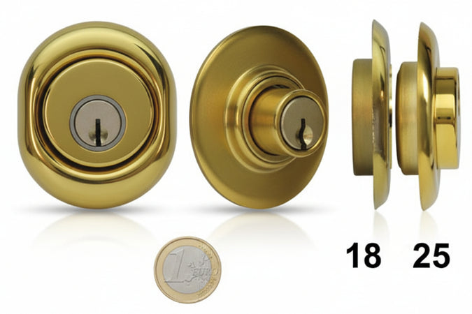 Defender Magnetico Mag Monolito Antiacido Mrm29B Ottonato Lucido Mm.68X88X25H. Mrm29 Disec
