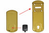Defender Magnetico Minimag Mg220 Ottonato Lucido- - Mm.57X118-163H. - 1 Pezzi Disec