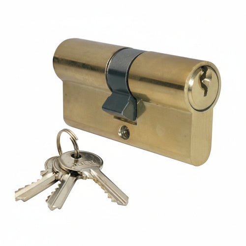Cilindro Infilare Sagomato Ottone Lucido 2300- - Mm.70 Centrato (35+35) - 1 Pezzi Ibfm