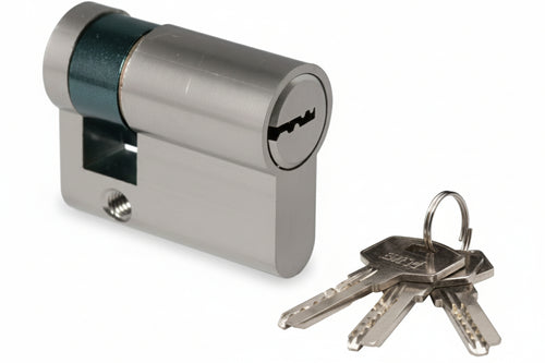 Mezzo Cilindro Europeo 2303- - Mm.40 Decentrato (30+10) - 2 Pezzi Ibfm