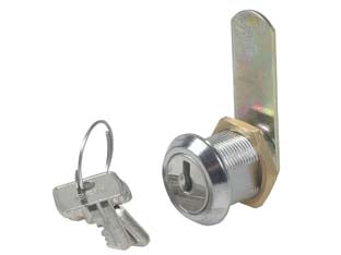 Cilindri A Leva Per Armadietti 150- - Mm.20 Finitura Cromata - 5 Pezzi Ibfm