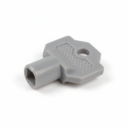 Chiave Plastica Per Cilindro Con Quadrello Per Quadri Elettrici 152A- Misuara Foro Mm.6X6 - 10 Pezzi Ibfm
