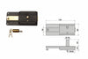 Ferroglietto Con Catenaccio 6 Mandate Con Cilindro Fisso 220Cf Mm.60 (220/Cf) Icsa