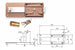 Ferroglietto P/Ferro Catenaccio 5 Mand. E Scr. Cil. Fisso S/Contr. 315 Mm.60 (315605) Iseo