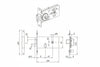 Elettroserratura Da Infilare Per Fasce Mm.76 H 550 Mm.60, Frontale Mm.16 (5506010) Iseo