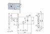 Elettroserratura Da Infilare Per Fasce Mm.76 H 551 Mm.60, Frontale Mm.20 (5516020) Iseo
