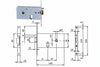 Elettroserratura Da Infilare Per Fasce Mm.76 H 551 Mm.70, Frontale Mm.16 (5517010) Iseo