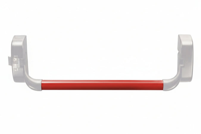 Barra Di Spinta Ovale Rossa 945928 Per Maniglione Antipanico Mm.1130 Ø Mm.19 (945928) Iseo