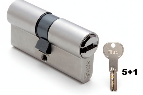 Cilindro Europeo R6 Plus 82R60 Mm.80 Decentrato (30X50) (82R6030509C5) Iseo