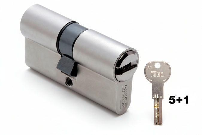 Cilindro Europeo R6 Plus 82R60 Mm.90 Decentrato (40X50) (82R6040509C5) Iseo