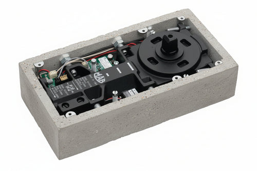 Chiudiporta A Pavimento Serie Mab 7100 Con Blocco A 90 ° (Me71610S0) Mab