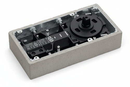Chiudiporta A Pavimento Serie Mab 7100 Con Blocco A 105 ° (Me71110S0) Mab