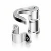 Kit Accessori Per Serrature Ad Aste Rotanti- - In Zama Ottonata (Art.Ogra 875Bbot) - 2 Pezzi Meroni
