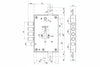 Serratura Triplice Applicare Con Scrocco Cil. Eur. Blindate 85571/28 Mm.63 Sx (85571S28N) Mottura