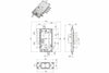 Serratura Tripl. Applic. Multif. Scr. Cil. Eu. + D/Mappa Blind. 54597 Mm.60 Dx (54597Romd36) Mottura