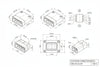 Serratura Tripl. Applic. Multif. Scr. Cil. Eu. + D/Mappa Blind. 54597 Mm.60 Sx (54597Roms36) Mottura