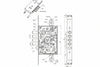 Serratura Triplice Infilare Con Scrocco Doppia Mappa Blindate 52771/28 Mm.63 Sx (52771Sl28 36) Mottura