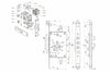 Serratura Triplice Infilare Con Scrocco Cil. Europeo Blindate 85771/37- - Mm.63 Sx (85771D37N) - Mottura