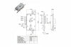 Serratura Triplice Infilare Multif. Scrocco Cil. Eur. Blindate 85795 Mm.63 Dx (85795D) Mottura
