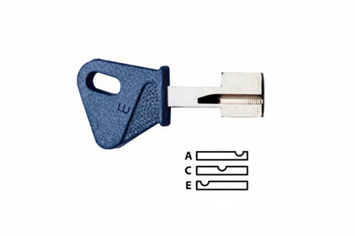 Chiavi Originali Mottura A Pompa 92105- - Gambo Tipo C, (92105Cbluc) - 5 Pezzi Mottura