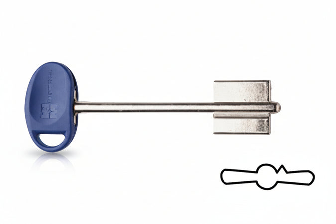 Chiavi Originali Mottura Doppia Mappa 92106/5- - (92106Blu5C) - 5 Pezzi Mottura