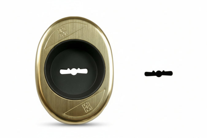 Mostrina Esterna Concava In Ottone 95344Ot1 Mm.65X90 (95344Ot1C1) Mottura