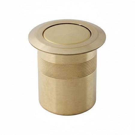 Pozzetti A Molla Antipolvere Per Serrature Ottone Lucido- - Ø Mm.10 - 10 Pezzi