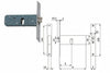 Elettroserratura Da Infilare Per Fasce Mm.44 H 399 Mm.60 Dx (399) Omec