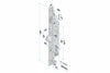 Serratura Triplice Extension Profilo Europeo Per Persiane 2153 Mm.25 (2153Xzb2525) Securemme