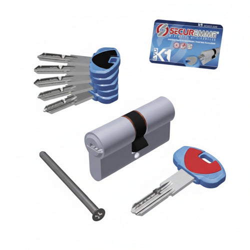 Cilindro Europeo Evok1 0K11 Serie 3100 Mm.30X30 (3101Ccs30301X5) Securemme