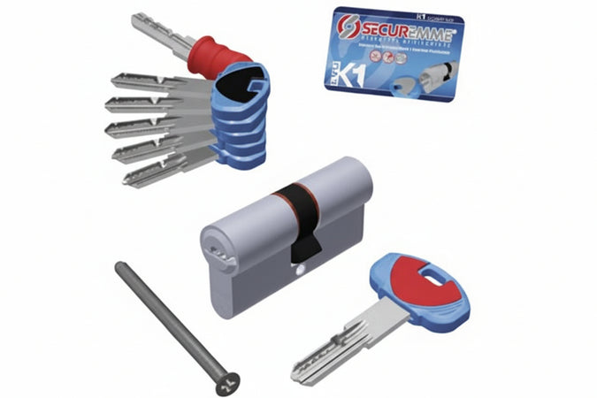 Cilindro Europeo Evok1 0K11 Serie 3100 Mm.30X40 (3101Ccs30401X5) Securemme