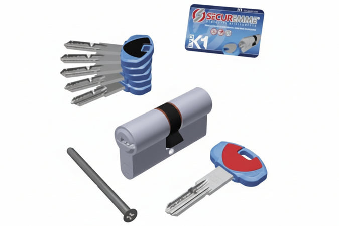 Cilindro Europeo Evok1 0K11 Serie 3100 Mm.30X45 (3101Ccs30451X5) Securemme