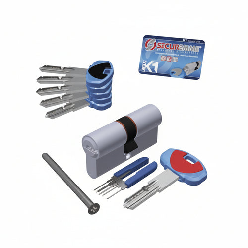 Cilindro Europeo Evok1 0K11 Serie 3100 Mm.40X40 (3101Ccs40401X5) Securemme