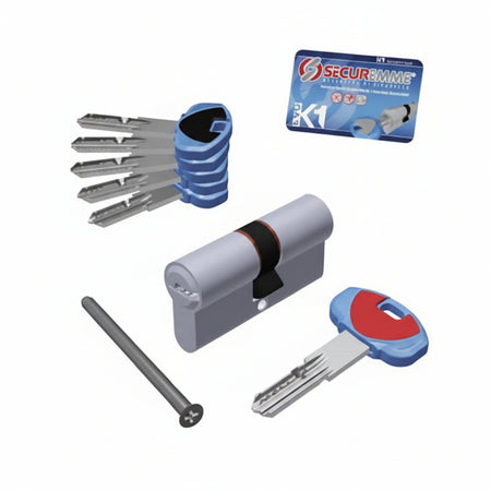 Cilindro Europeo Evok1 0K11 Serie 3100 Mm.45X50 (3101Ccs45501X5) Securemme