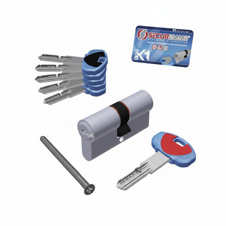 Cilindro Europeo Evok1 0K11 Serie 3100 Mm.30X70 (3101Ccs30701X5) Securemme