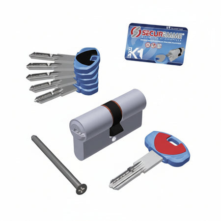 Cilindro Europeo Evok1 0K11 Serie 3100 Mm.40X60 (3101Ccs40601X5) Securemme