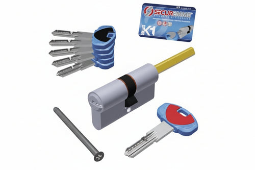 Cilindro.Europeo Evok1 Codolo 0Ck2 Serie 3100 Mm.30X35 (3101Qcs30351X5) Securemme