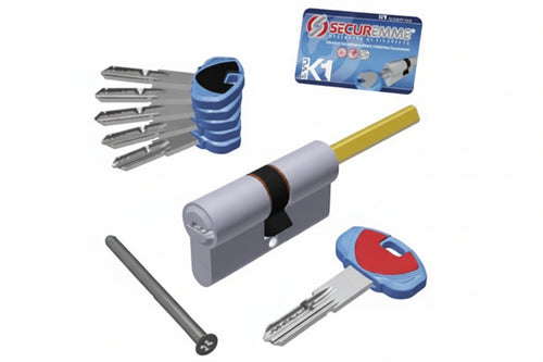 Cilindro.Europeo Evok1 Codolo 0Ck2 Serie 3100 Mm.30X40 (3101Qcs30401X5) Securemme