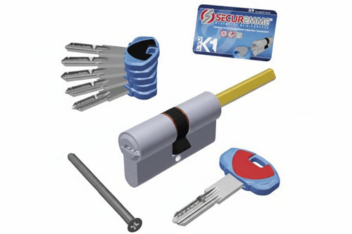 Cilindro.Europeo Evok1 Codolo 0Ck2 Serie 3100 Mm.30X45 (3101Qcs30451X5) Securemme